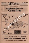 Local bus services in the Calne Area, from 20th November 2005 by Wiltshire County Council